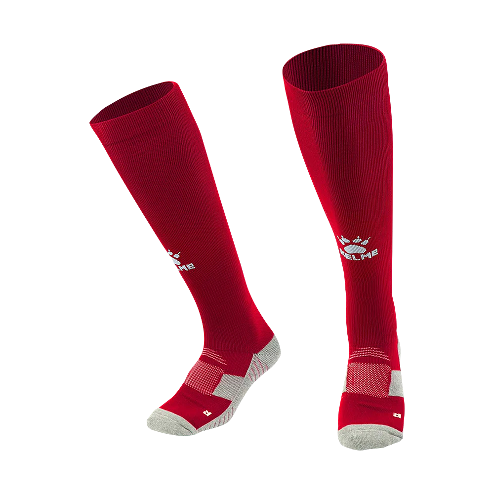 FOOTBALL LENGTH SOCKS(ADULT) RED/WHITE M